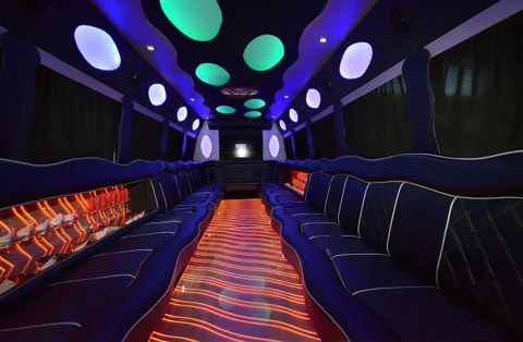 luxury bus interior